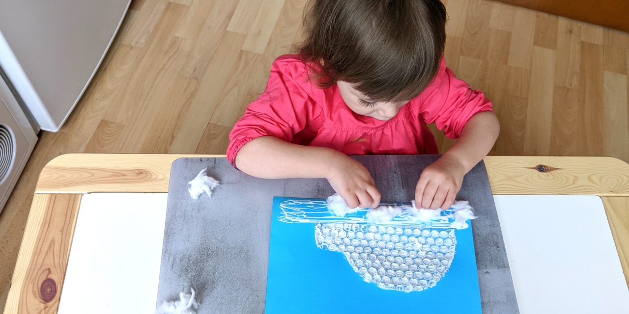 L’igloo en papier bulle