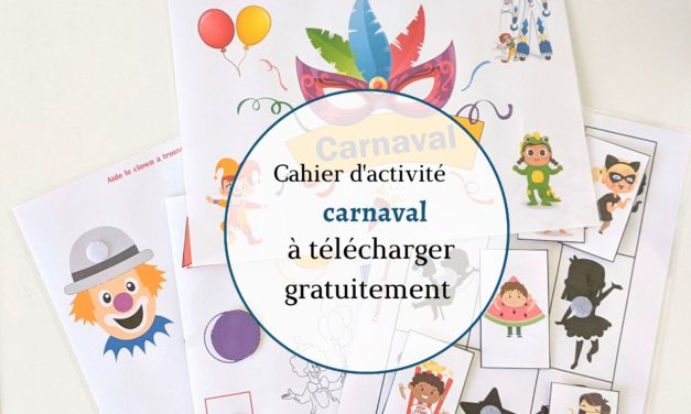 Cahier d’activités carnaval