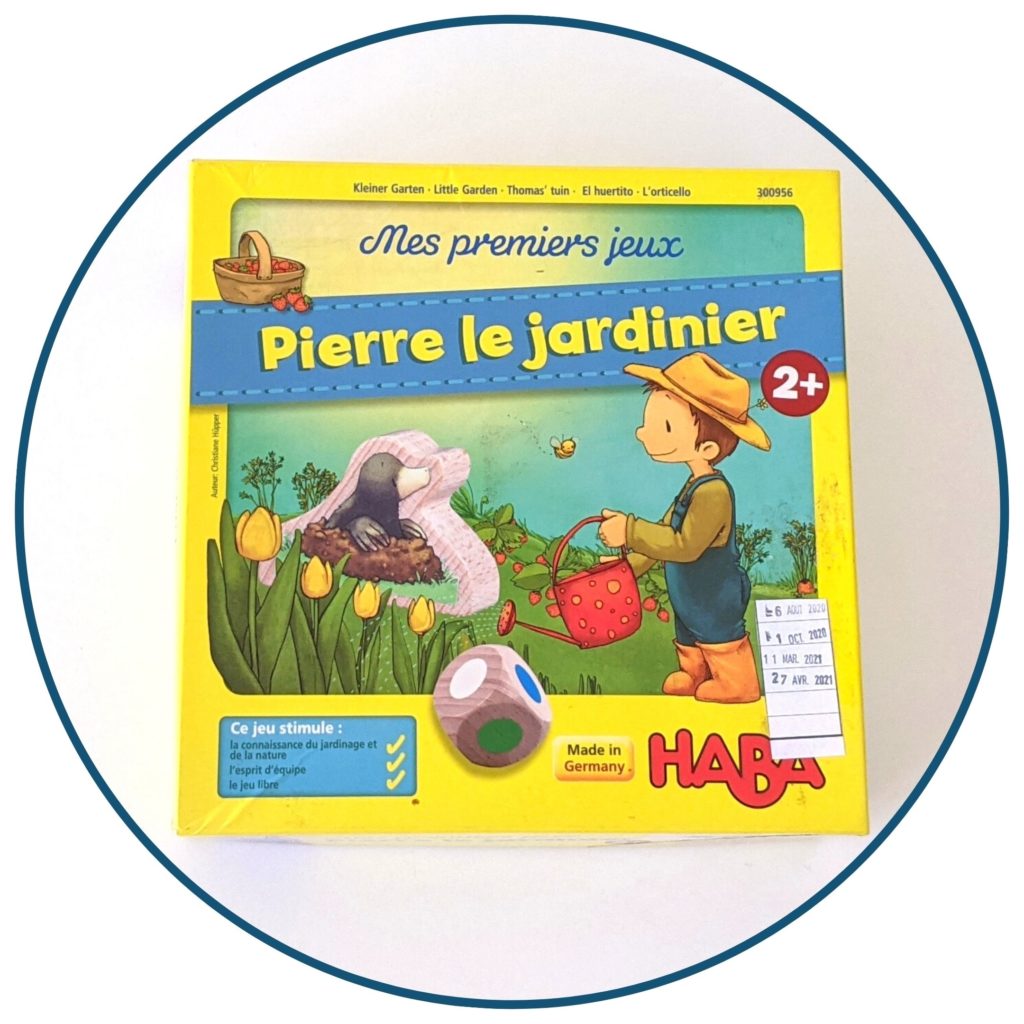 printemps, jeu de coopération, jeu de société, facile à jouer, facile à comprendre, récolter, jardin, taupe, planter, fraises, carottes, tulipes, éléments en bois, apprendre, couleurs, fruits, règles du jeu, cercle de couleur, dé, plateau, déplacer, autonome, compter, durée de jeu, joueurs, ludothèque, jeu de société Haba, mes premier jeux