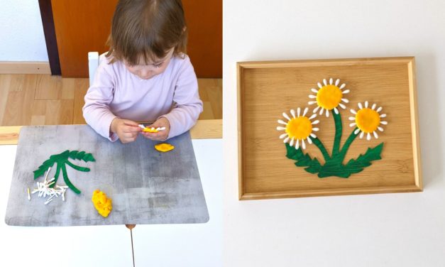 DIY des fleurs en pâte à modeler et coton-tige