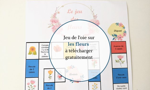 Le jeu de l’oie sur les fleurs