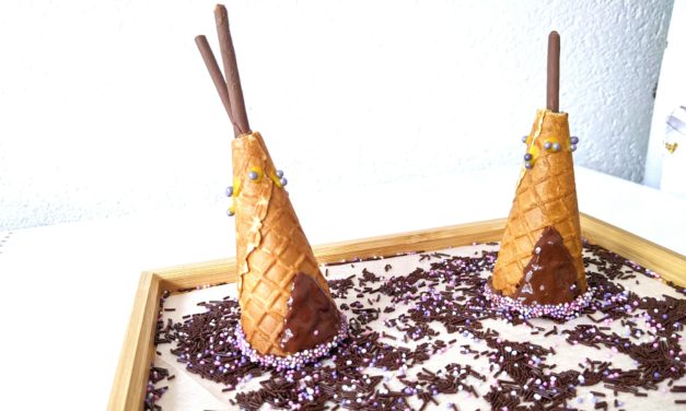 Tipi fourré au fondant au chocolat