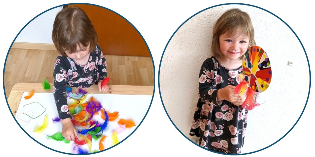 Instrument de musique, tambourin, thème indien,  carton, recyclage, activité enfants, bricolage enfants, DIY enfants, essoreuse à salade,  peinture, loisirs créatifs, ateliers créatifs, bricolage, activité enfant. Activité, Collage, maman créative, activité manuelle, motricité fine, esprit indien, gommettes, plumes, paille  