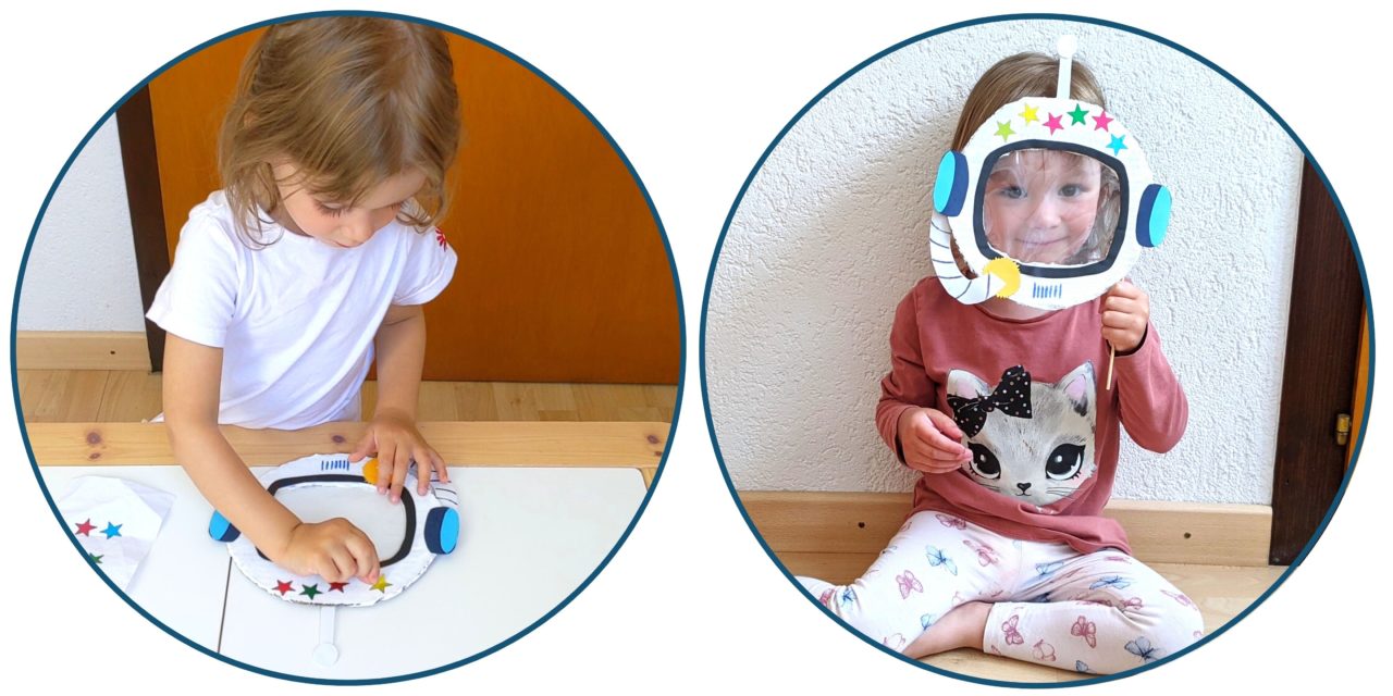 NET TOYS Casque D'Astronaute NASA – Enfant – Blanc – Accessoire Déguisement Spatial – Carnaval Et Fête