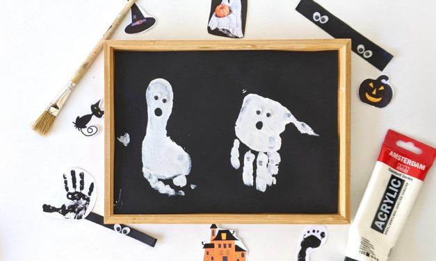 diy Fantômes avec empreintes