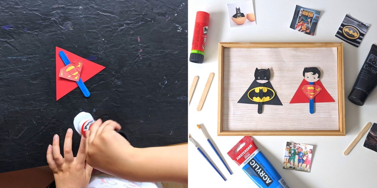 diy Marionnettes Superman et Batman